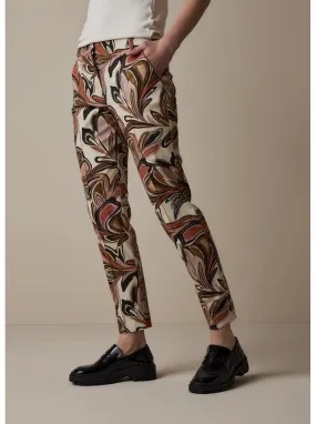 Pantalon chino floral Summum