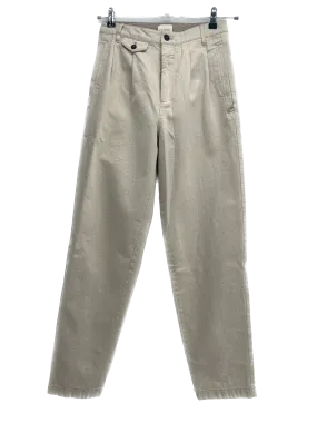 Pantalon de tailleur crème