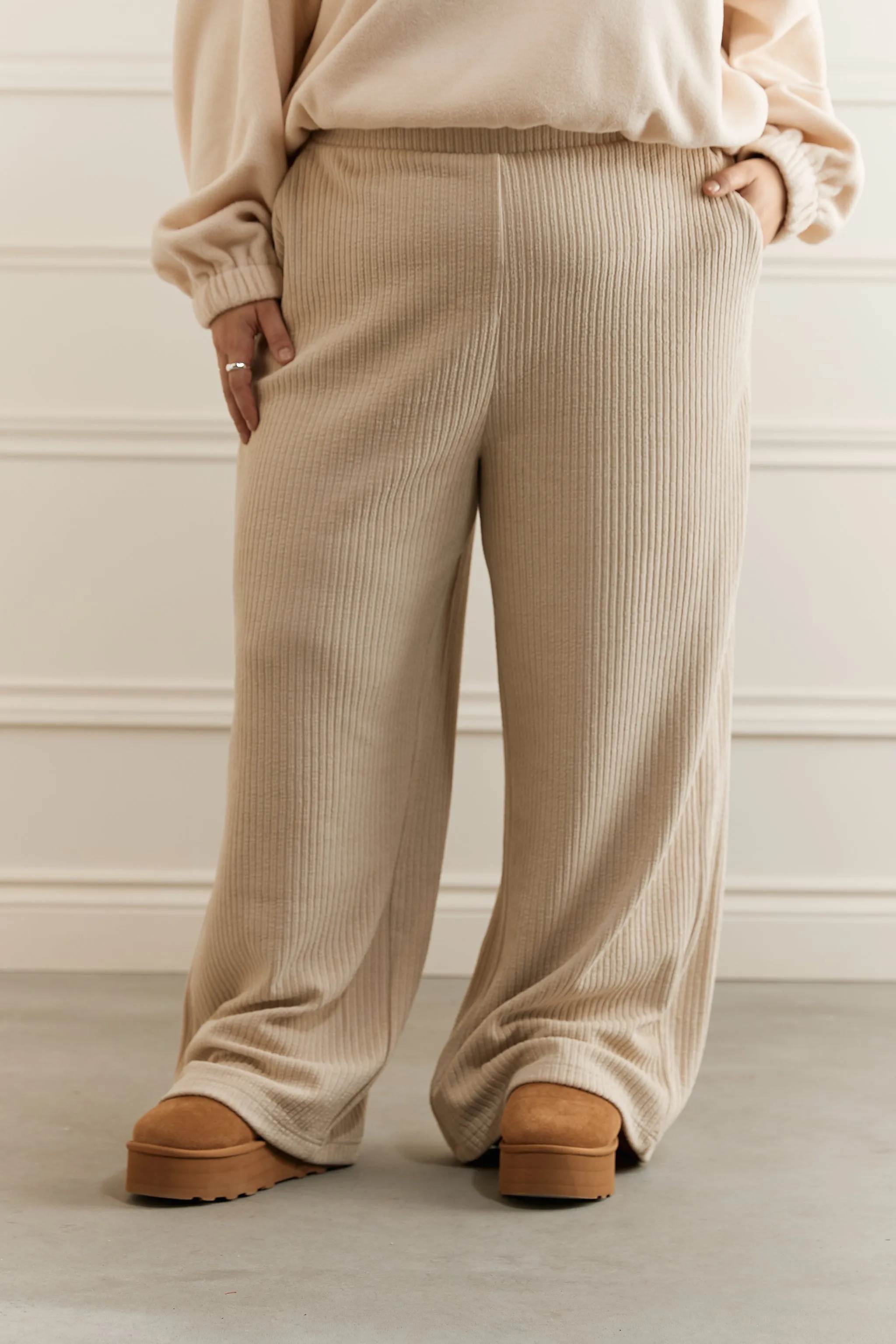 Pantalon effet corduroy - 5106