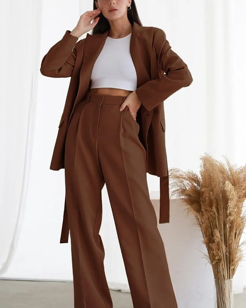 Pantalon Fluide Taille Haute - Jane