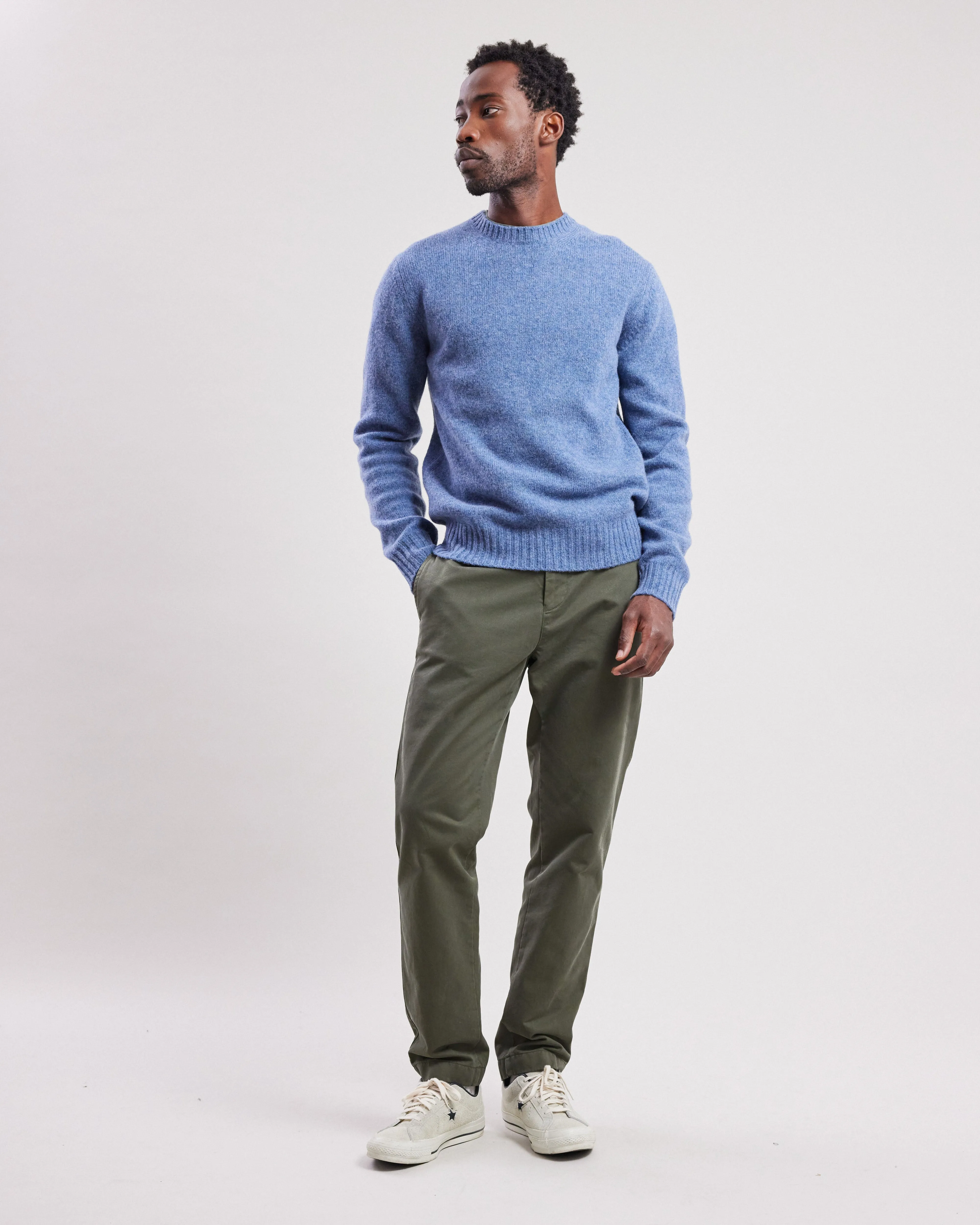 Pantalon Homme chino Vert Militaire Tex