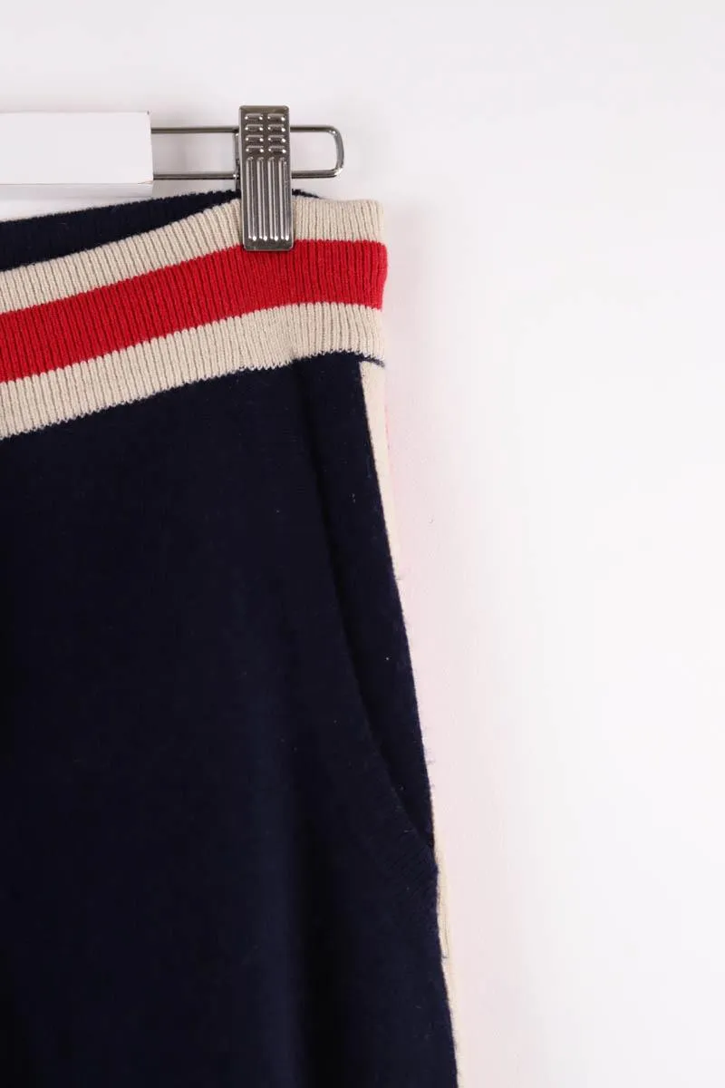 Pantalon large en cachemire