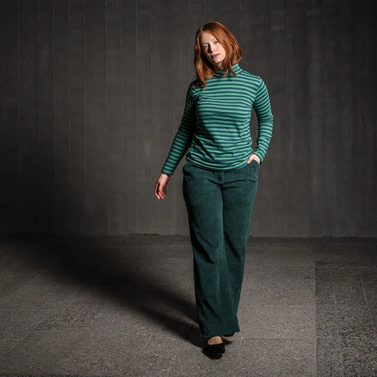Pantalon PARSELINA 100% velours de coton - LIVING CRAFTS