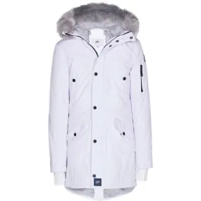 Parka déperlante doublée Blanc
