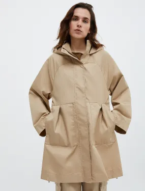 Parka en gabardine