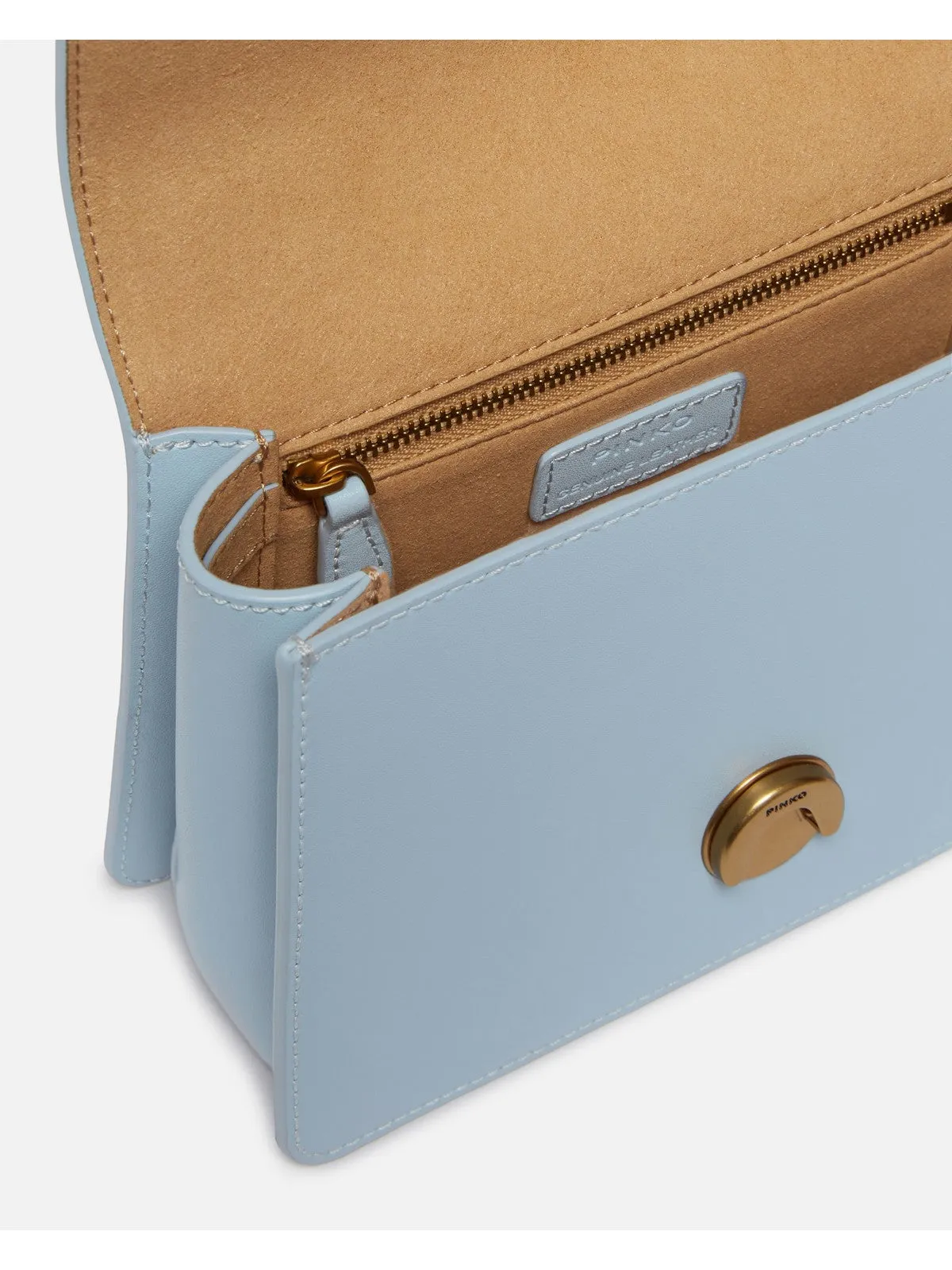 Pinko Mini sac bleu Love One poignée supérieure 100071-A0F1 E57Q