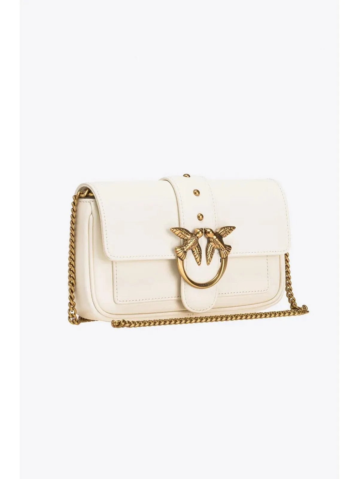 PINKO Sac Femme Love one pocket 100061-A0F1 Z14Q Ivoire