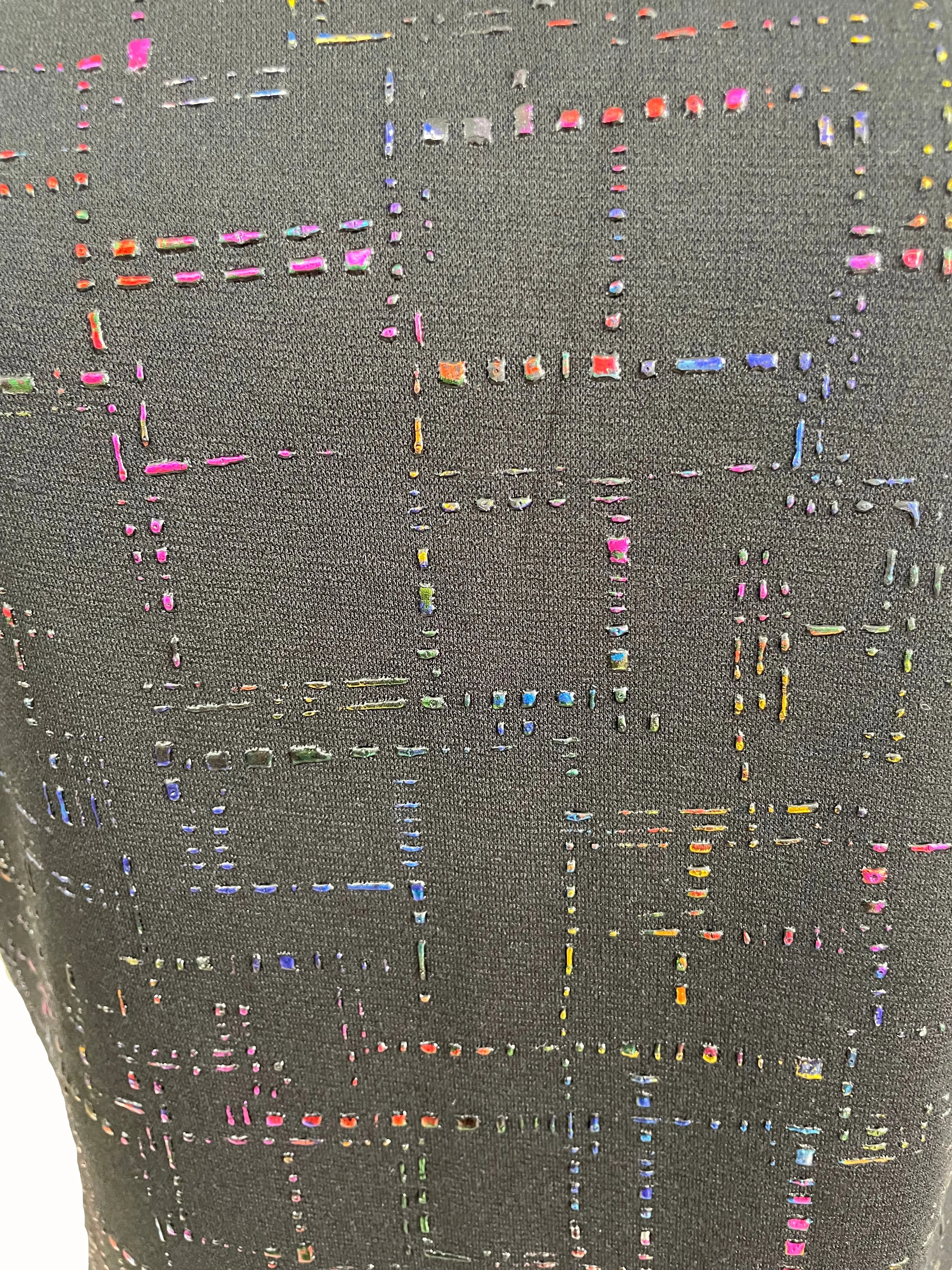 Robe classique droite texturée