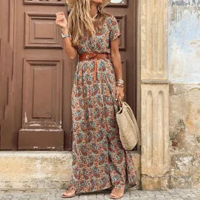 Robe longue de bohème pour femmes