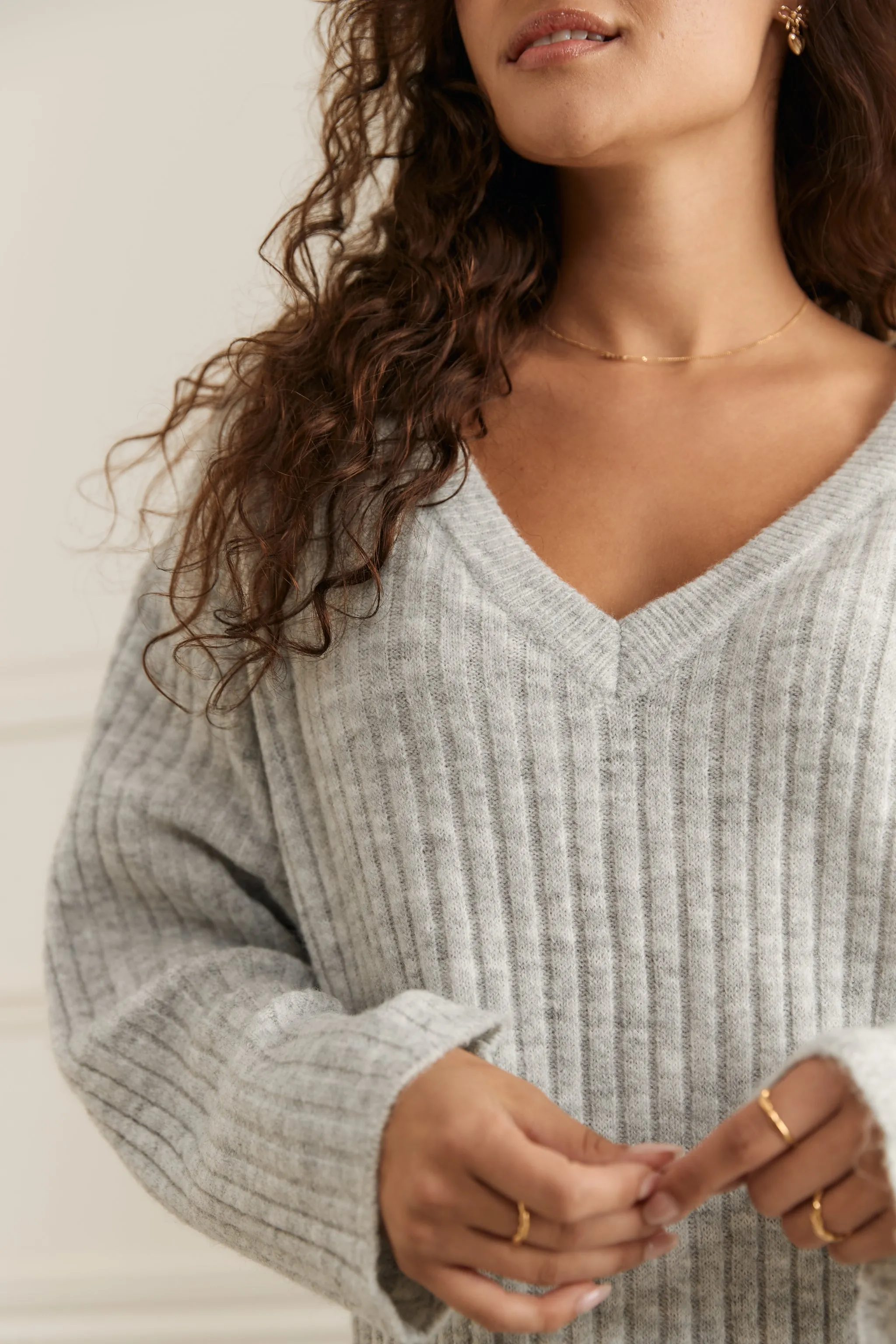 Robe longue en tricot - 2158