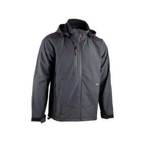 ROCK BLOUSON SOFTSHELL BICOLORE GRIS NUIT - LMA