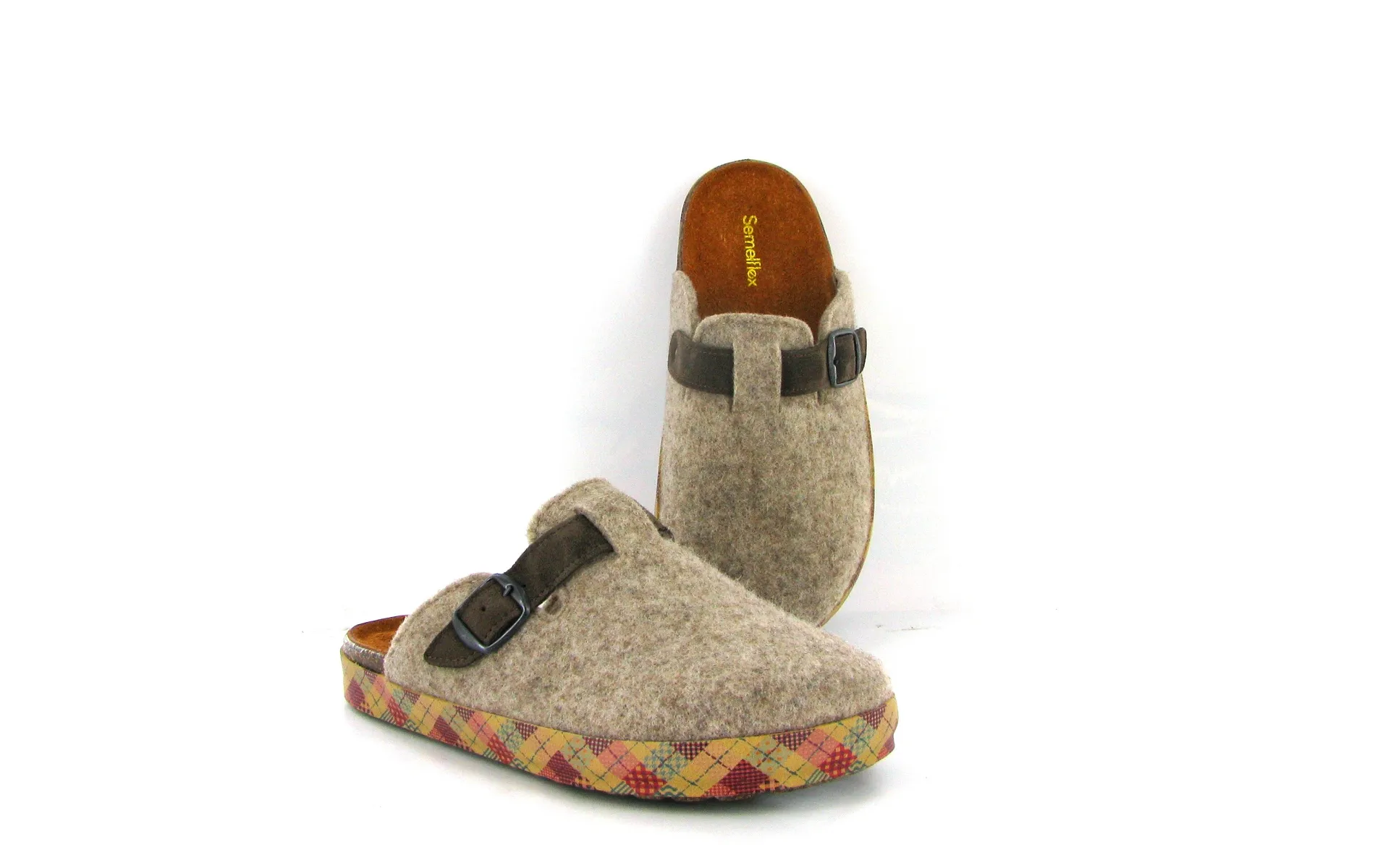 Semelflex mules chamrousse beige