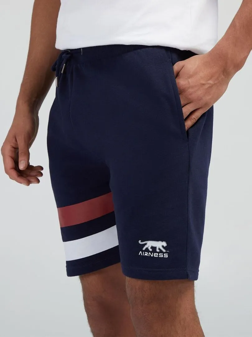 SHORT TRICOLORE Airness - Bleu marine