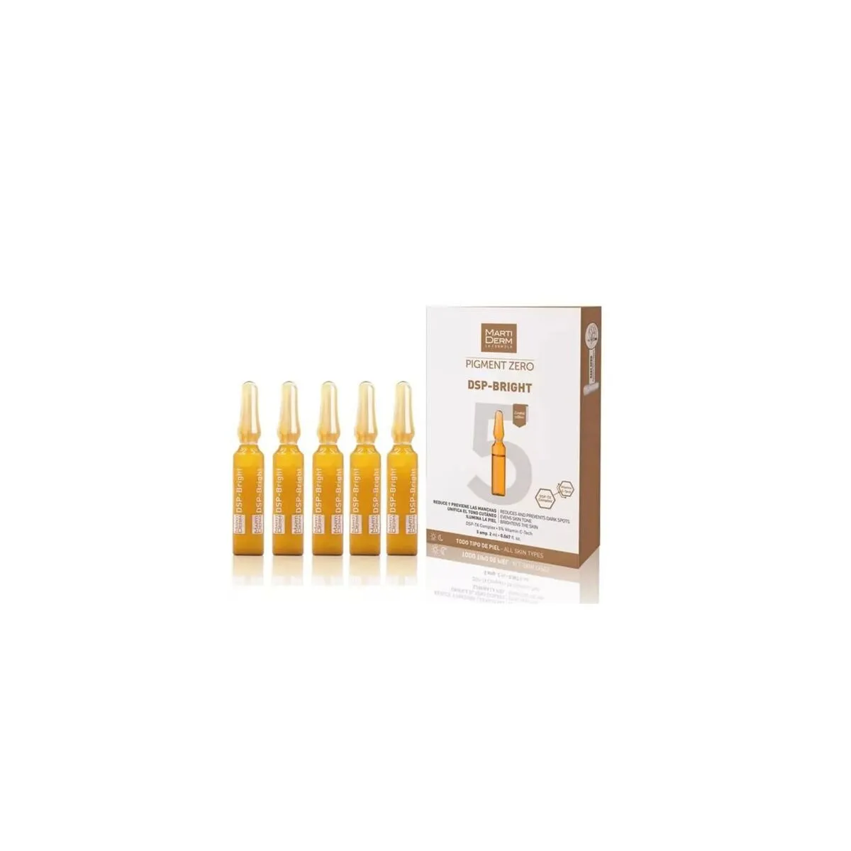 Soin anti-taches Martiderm Dsp Bright 5 x 2 ml