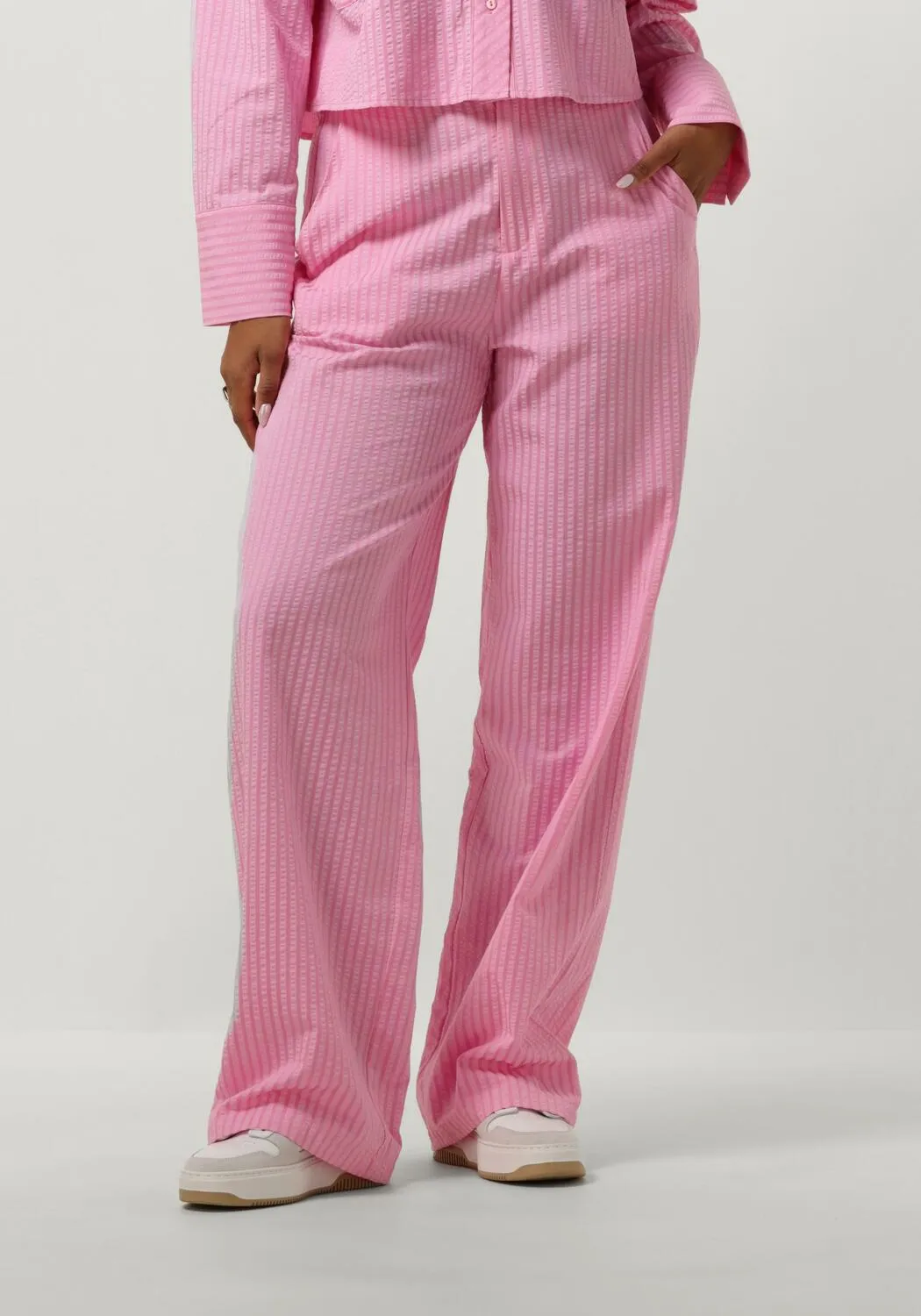 studio amaya pantalon large anna en rose