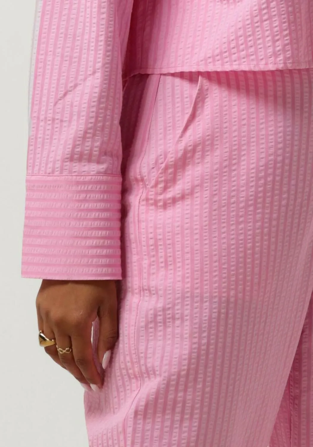studio amaya pantalon large anna en rose