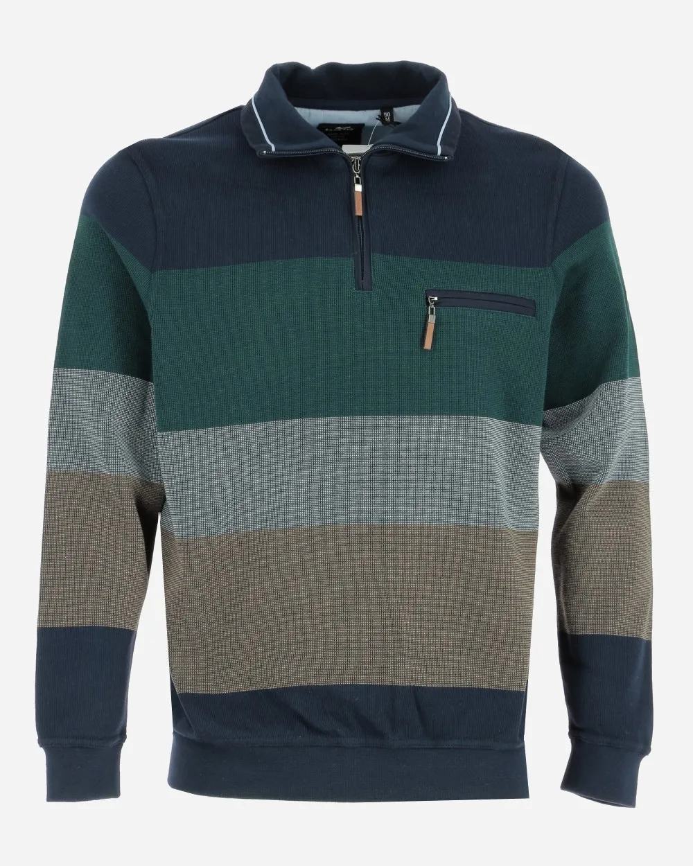 Sweat rayé multicolore