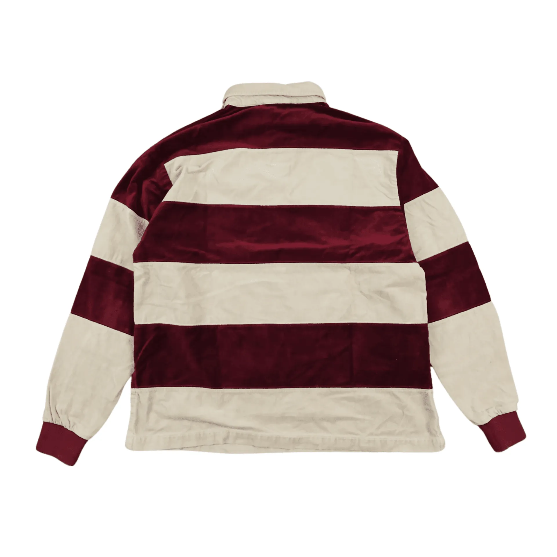 Sweat à rayures en velours taille S