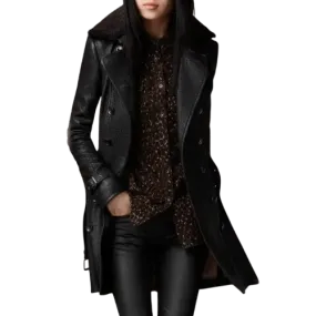 Vanya | Manteau Long Croisé d'Hiver pour Femme