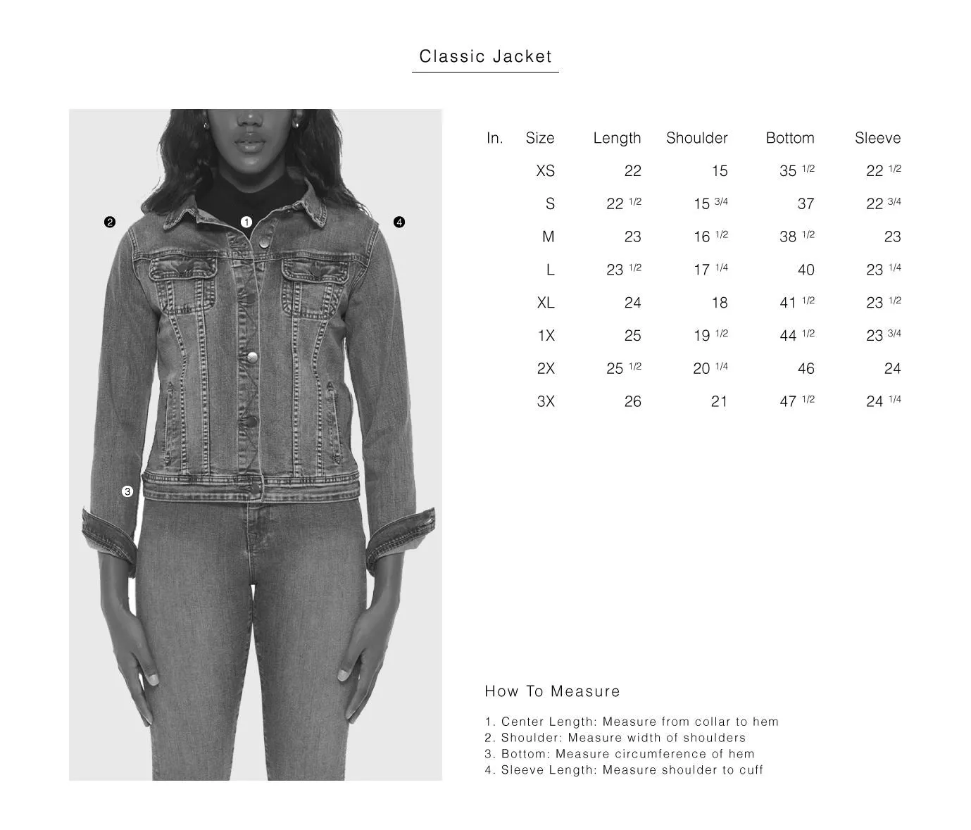 Veste en denim classique bleu en jean extensible