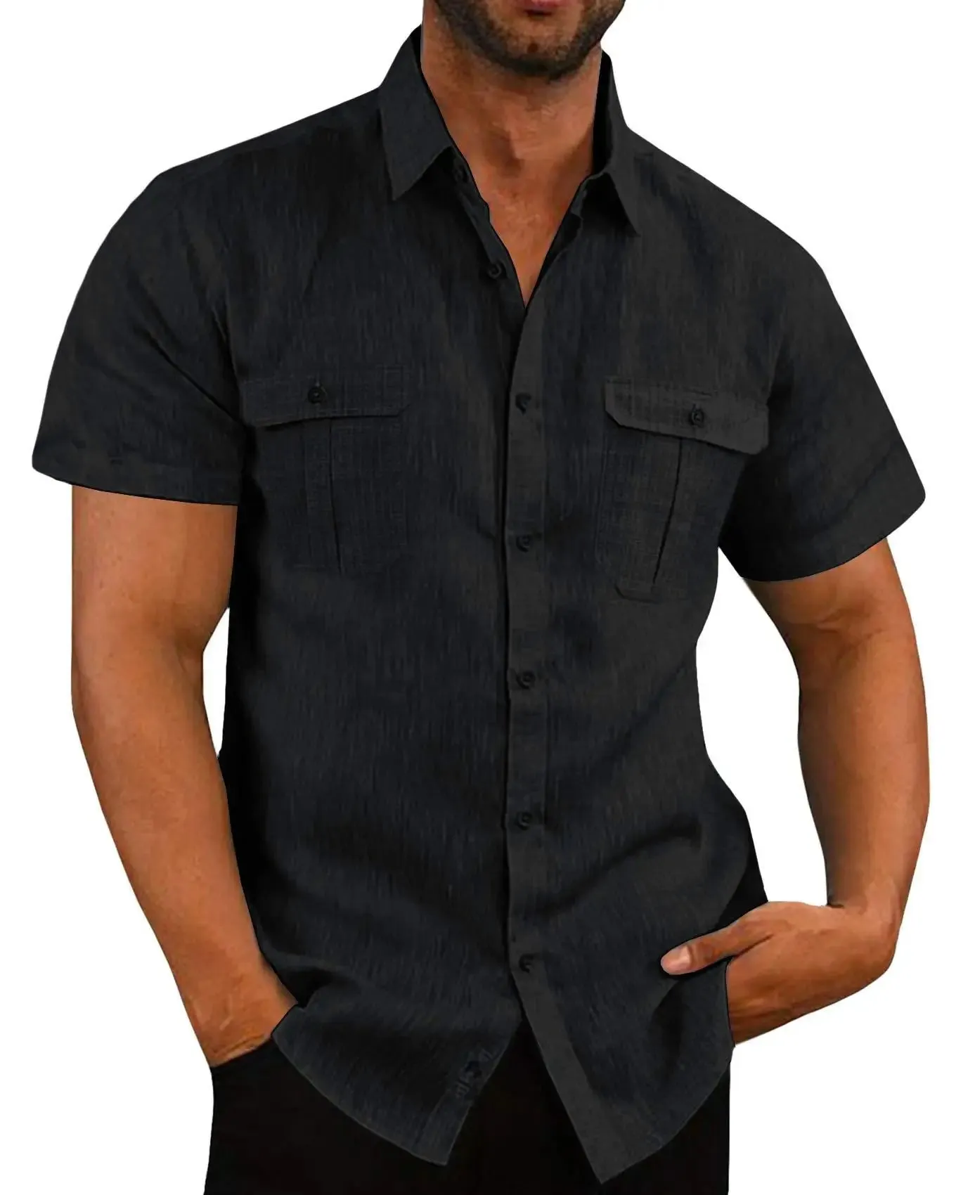 Yannick | Chemise à manches courtes homme